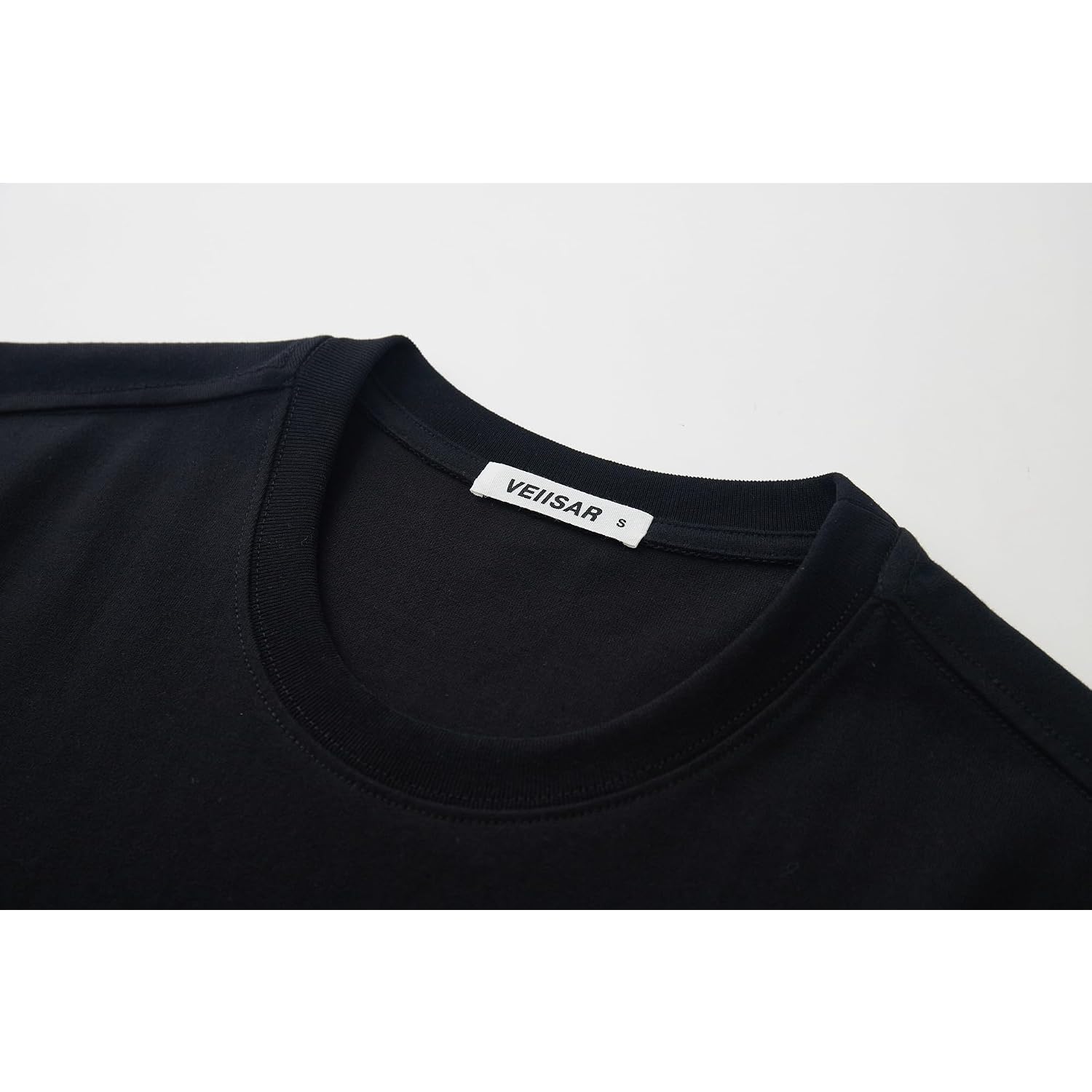 Veiisar Men'S Heavy Weight Crew Neck T-Shirt Mens Premium Cotton Tee - Pre Shrunk S-3Xl