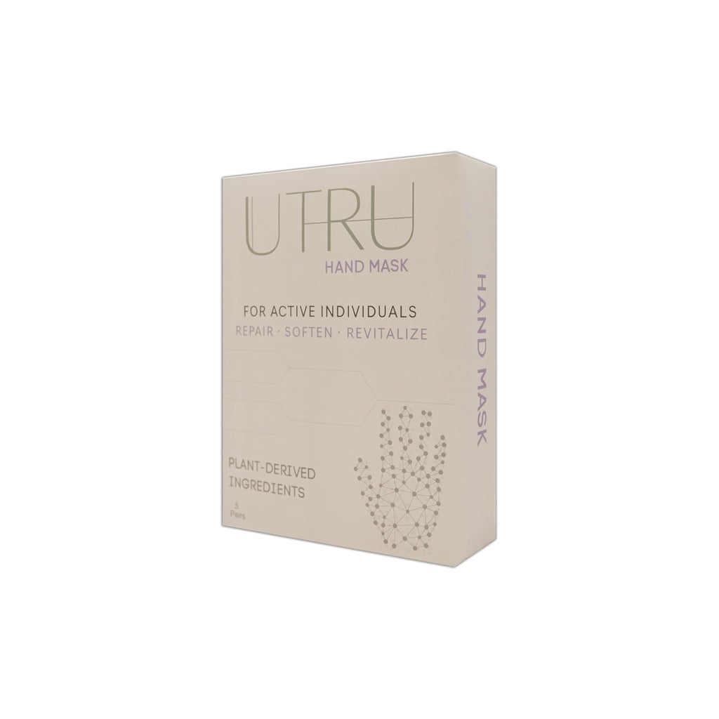 Hand Sheet Mask for Active Individuals, Repair and Soften, Plant-Derived Ingredients, 5 Pairs