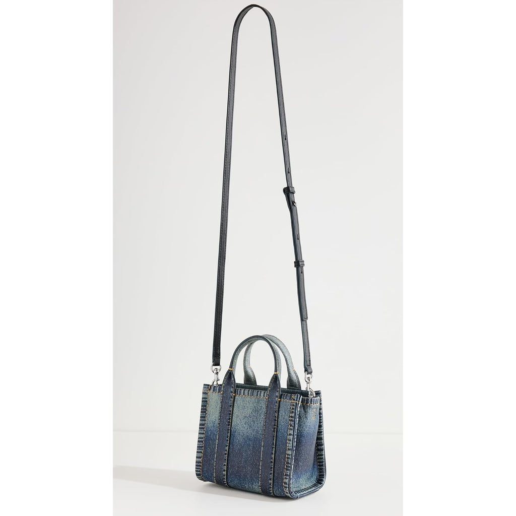 Marc Jacobs Women's The Denim Printed Leather Crossbody Tote Bag