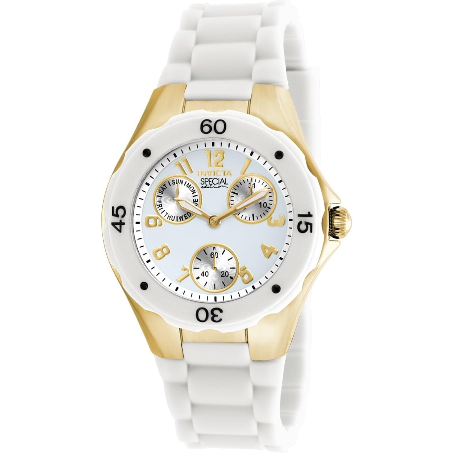 Invicta Women'S 18796 Angel Analog Display Japanese Quartz White Watch