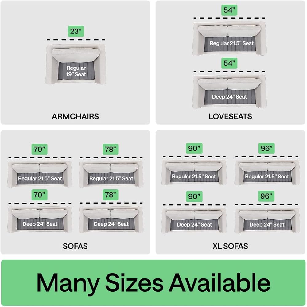 Gorilla Grip Heavy Duty Couch Cushion Support Board To Fix Sagging Sofas, 24 X 54 Wide Loveseat Slip Resistant Thick Boards Add Strong Seat Supports, Replacement Stuffing Firmer Couches, Grey