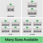 Gorilla Grip Heavy Duty Couch Cushion Support Board To Fix Sagging Sofas, 24 X 54 Wide Loveseat Slip Resistant Thick Boards Add Strong Seat Supports, Replacement Stuffing Firmer Couches, Grey