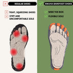 Barefoot Shoes Womens Mens Footwear For Walking Hiking With Wide Toe Box,Healthy & Non-Slip,Breathable Barefoot Vitality Water Shoes For Beach Pool Swim Outdoor (Unisex)