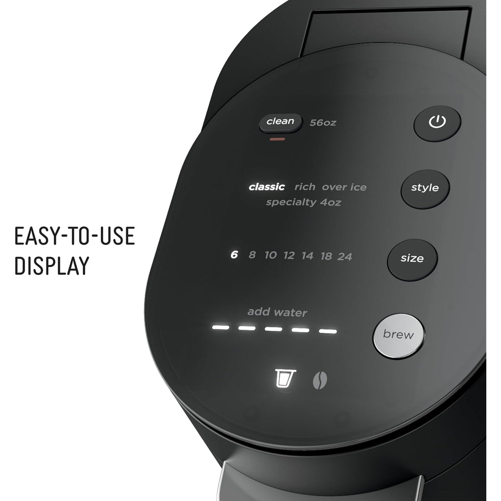 Ninja | Coffee Maker | Single Serve |Brew with Coffee Pods & Grounds| Compatible with K-Cup Coffee Pods | 4 Brew Styles, up to 24oz Cup Sizes & 56oz Removable Reservoir | Black | PB051