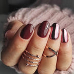 Chrome Nail Powder - Rose Gold/Pink Nails Chrome Powder Mirror Effect, Premium Metallic Mirror Chrome Nail Powder Pigment for Nail Art Decoration