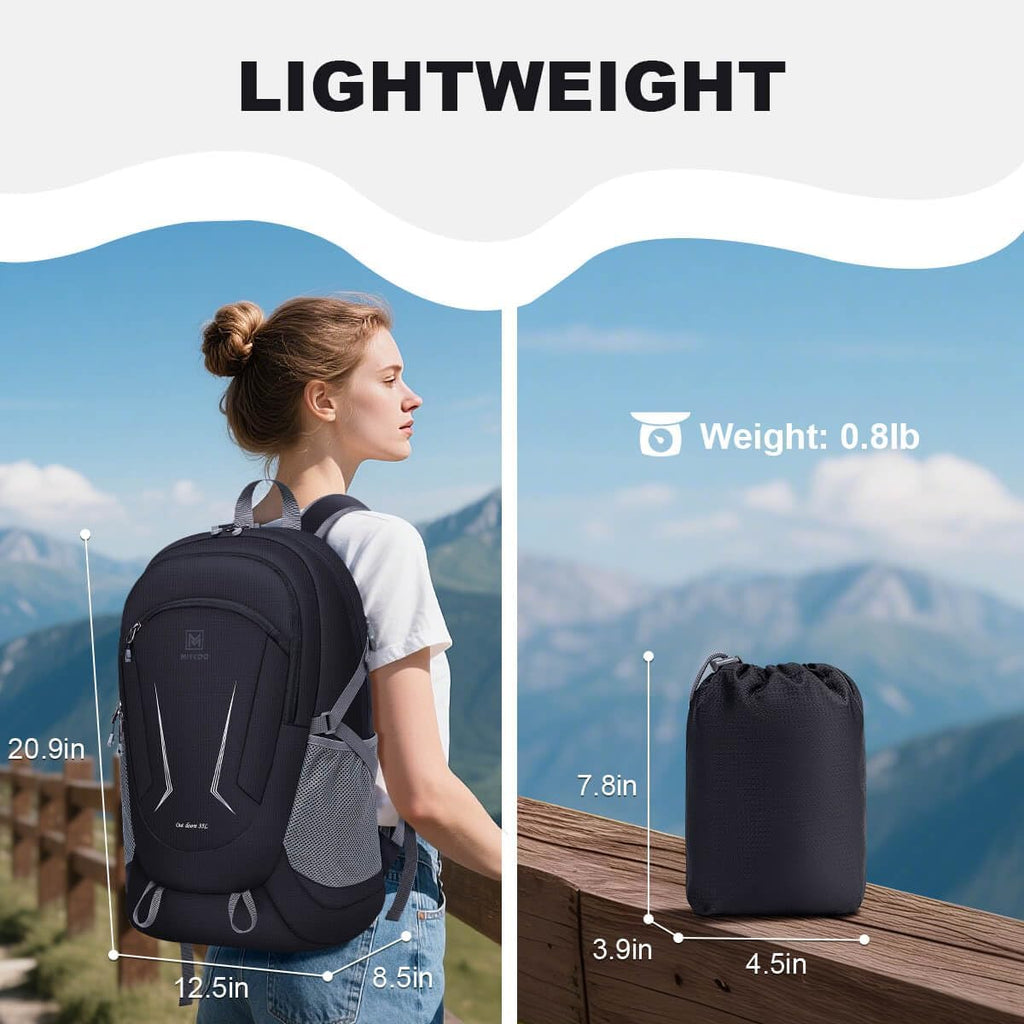 Miycoo Backpack - Ultra Lightweight Packable Backpack For Travel Camping, Hiking Back Pack Waterproof Foldable Daypack