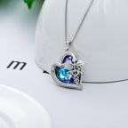 TOUPOP Gifts for Nurse 925 Sterling Silver Nurse Necklace Doctor Nursing Themed Pendant with Crystal RN Medical Caduceus Jewelry Nurse Gifts for Women Student Mom Birthday Graduation
