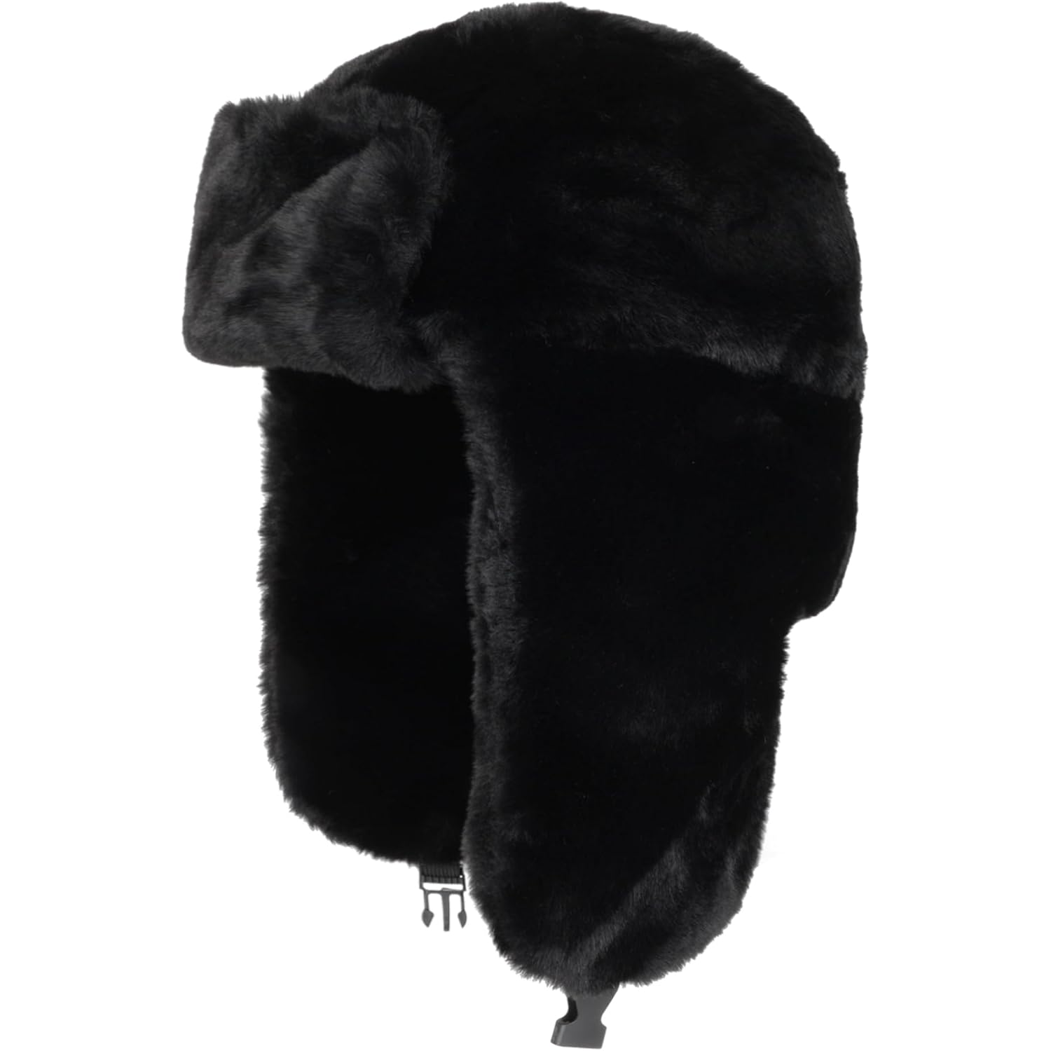 Womens Faux Fur Fuzzy Trapper Hat Winter Ear Flap Trooper Aviator Hat Hunting Hat Cap