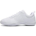 Cheer Shoes Girls White Dance Shoes Youth Cheerleading Sports Training Athletic Comfortable Shoes Flats Girl