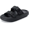 Weweya Sandals For Women And Men - Pillow Slippers - Double Buckle Adjustable Slides - Eva Flat Sandals