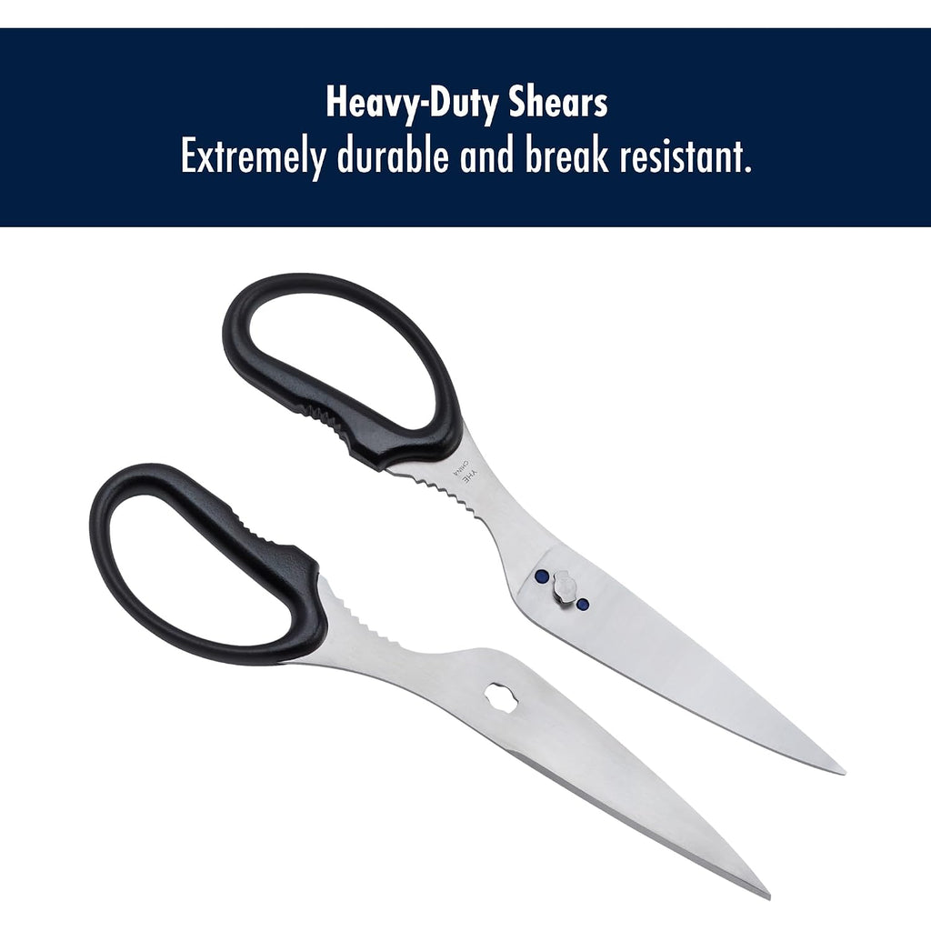 Henckels Kitchen Scissors, Micro Serrated Blade Edge, Stainless Steel