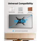 Pipishell Tv Wall Mount For Most 26 32 50 55-60 Inch Tvs, Full Motion Tv Mount With Swivel, Tilt & Extension, Single Stud Wall Mount Bracket Holds Up To 77 Lbs, Max Vesa 400X400Mm, Pimf11