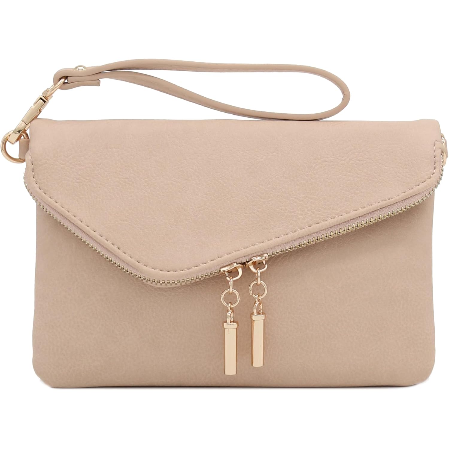 Envelope Wristlet Clutch Crossbody Bag With Chain Strap