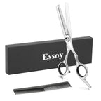 Professional Thinning Shears - 6.5-Inch Hair Cutting Scissors With Stainless Steel Blades, Fine Adjustment Screw For Home Salon, Barber And Hairdressing