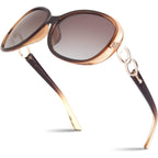 Sunier Sunglasses Womens Polarized Trendy Oversized Sun Glasses Fashion Ladies Shades 100% UV400 Protection S85