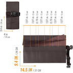 Under NY Sky Leather Apron and Tool Holder - Professional Products for Hair Stylists, Barbers & Hairdressers