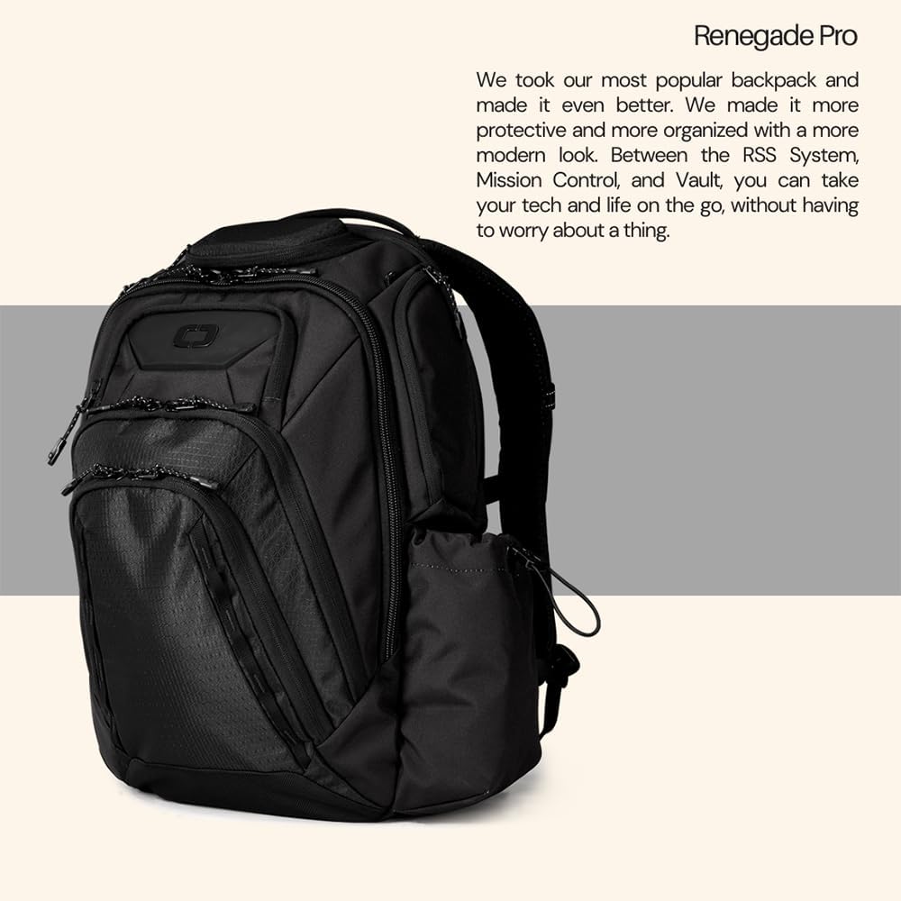 Ogio Renegade Backpack (Renegade Pro, Black)