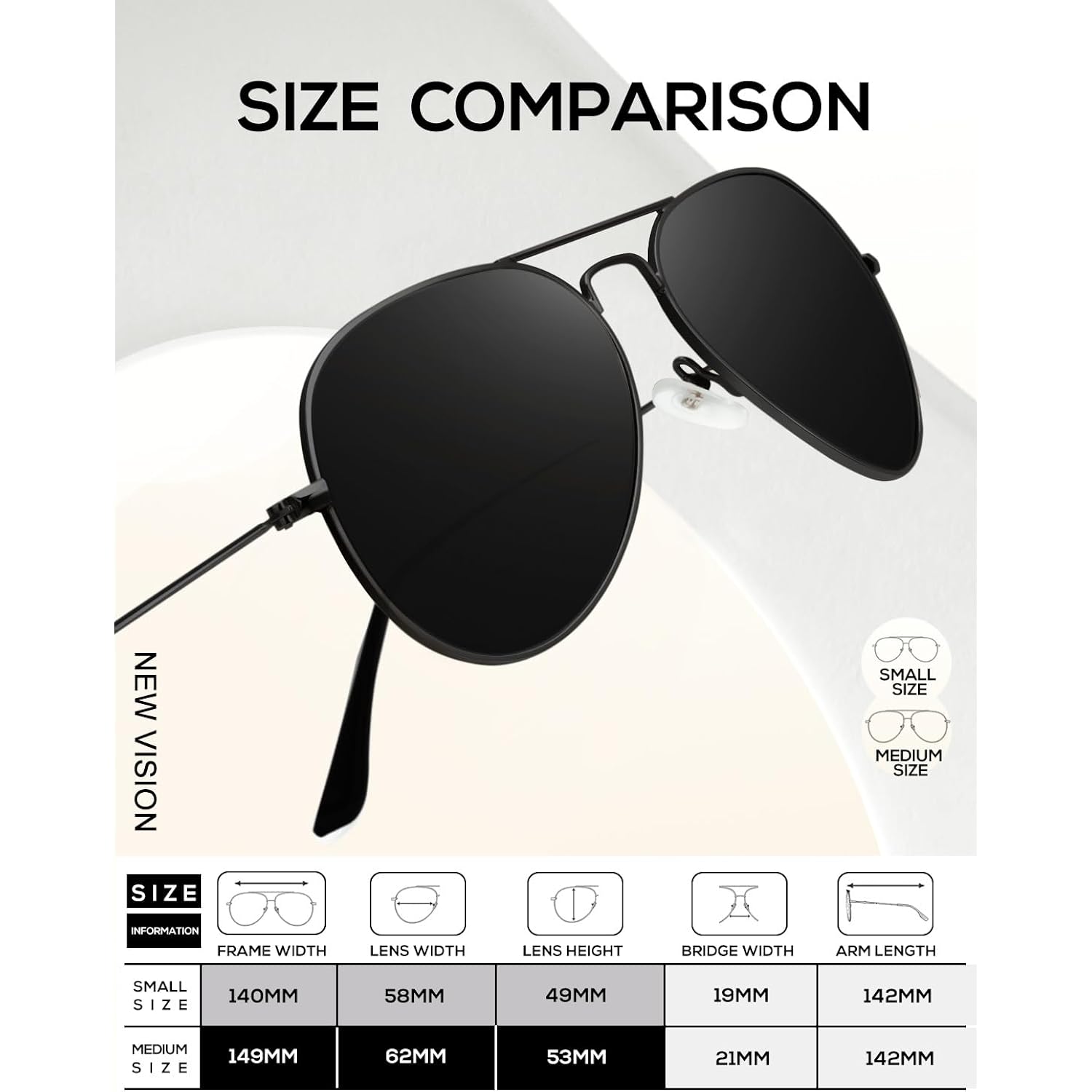 KALIYADI Classic Aviator Sunglasses for Men Women Driving Sun glasses Polarized Lens UV Blocking