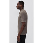 Theory Men'S Brenan Johnny Collar Polo In Fine Bilen
