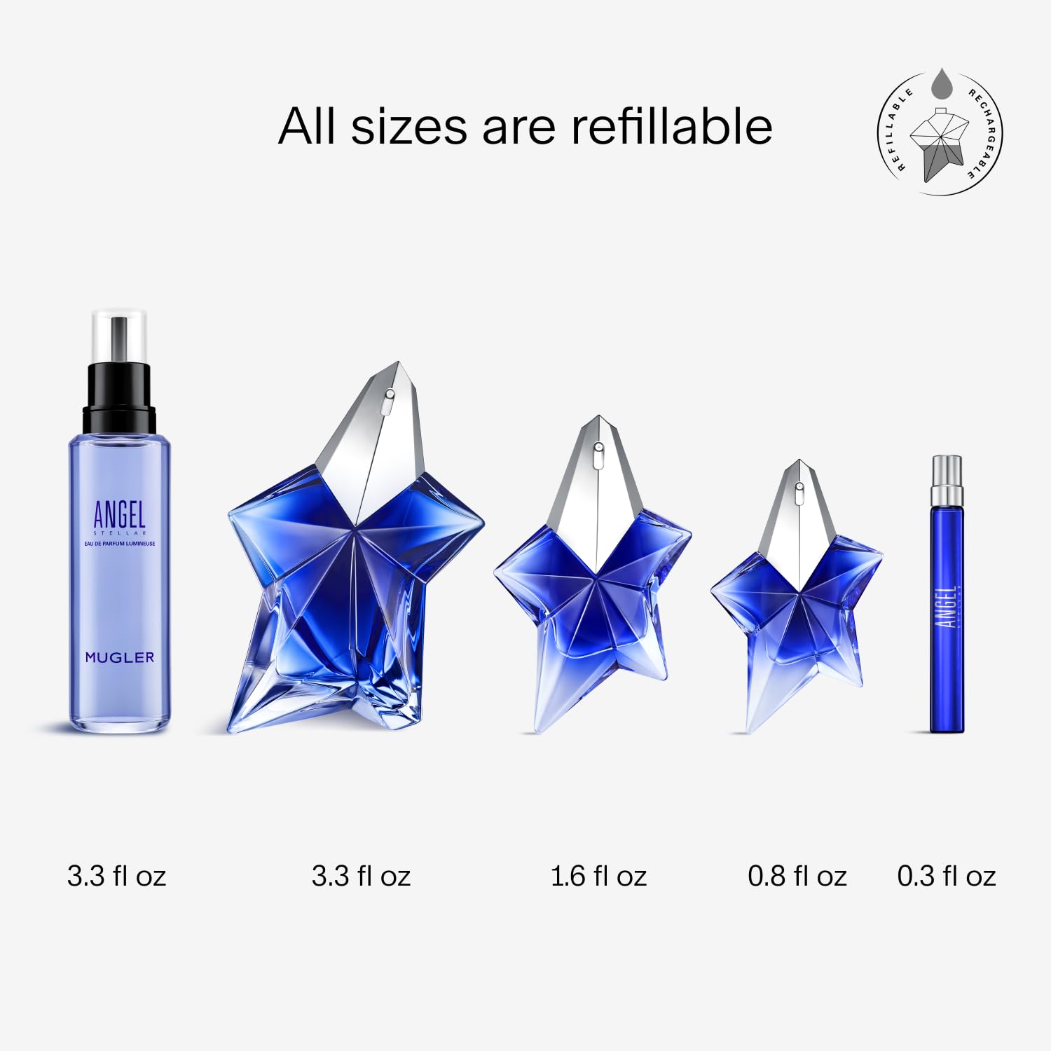 Mugler - Angel Stellar - Eau De Parfum - Womens Perfume - Ambery Gourmand - With Pistachio, Vanilla & Woody Accord