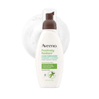 Aveeno Positively Radiant Clear Complexion Foaming Facial Cleanser, Oil-Free With Soy Extract & 0.5% Salicylic Acid, Hypoallergenic Acne Treatment Face Wash For Acne-Prone Skin, 6 Fl Oz