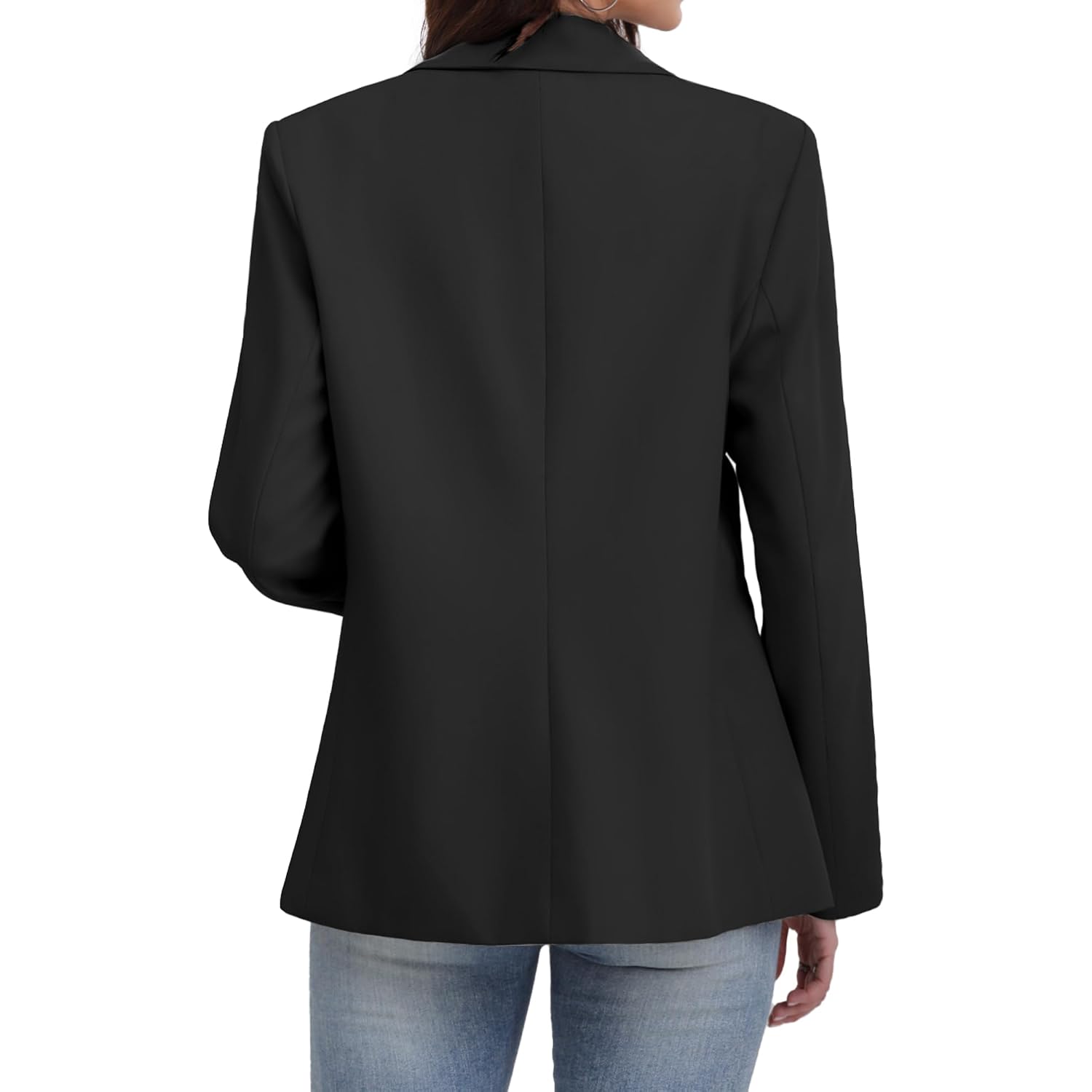 Elleven Women'S Blazer Business Casual Lightweight Suit - Long Sleeve Slim Fit Work Office Jacket With Pockets