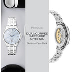 Seiko Srp53- Presage Collection - Patterned Stone Blue Dial - Stainless Steel Wrist Band, Sapphire Crystal Display - Water-Resistant 30M