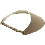 Mg Women'S Cotton Solid String Sun Visor Hat