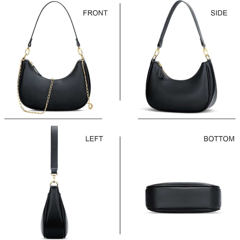 Kkxiu Shoulder Bag For Women Small Purse Cute Clutch Hobo Handbag Trendy Crescent Bag