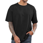 Men'S Fashion Oversized Tshirts Workout Short Sleeve T-Shirt Dry Fit Lightweight Crewneck Tee Tops