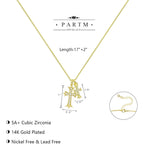Partm Gold Cross Necklace for Women 14K Plated Dainty Pendant Cross Chain Faith Crucifix Choker Baptism Necklace for Women Trendy Religious Jewelry Hypoallergenic