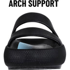 Shevalues Orthopedic Slide Sandals For Women With Arch Support Pillow Soft Recovery Slip On Sandals Lightweight Summer Cloud Slippers For Plantar Fasciitis