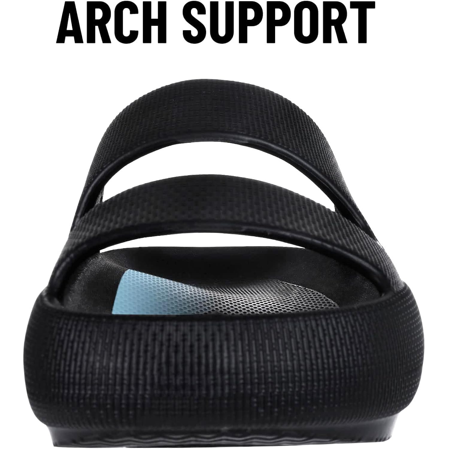 Shevalues Orthopedic Slide Sandals For Women With Arch Support Pillow Soft Recovery Slip On Sandals Lightweight Summer Cloud Slippers For Plantar Fasciitis