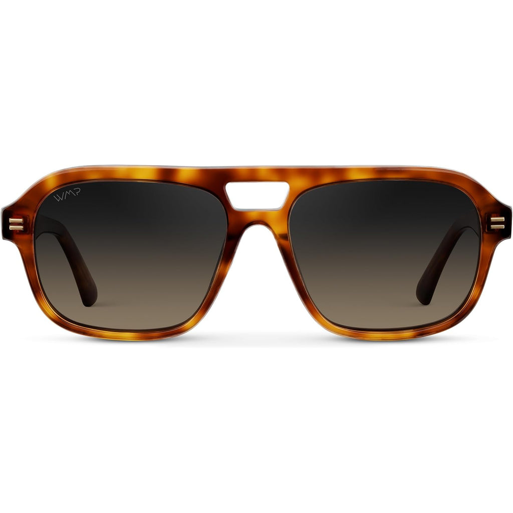 WearMe Pro – Women’s Polarized Aviator Sunglasses: Acetate Frame & Trendy Sleek Double Bridge