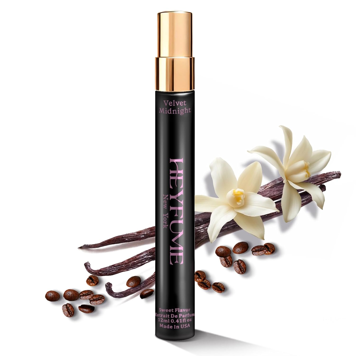 Pheromones Perfumes for Women Mini: Eau De Parfum Inspired By B-LACK O-Pium- Premium Amber Vanilla Sent Blend - Long Lasting Travel Size Pen Spray 0.41 fl for Female Made in USA