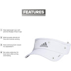 Adidas Women's Superlite Visor – Lightweight Athletic Sport Hat for Workouts