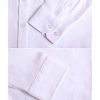 Button Down Shirt Women Long Sleeve Blouse Oxford Shirt Classic-Fit Cotton Tops Wrinkle Resistant (2Xs-3Xl)