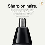 MANSCAPED® The Weed Whacker® 2.0 Electric Nose & Ear Hair Trimmer – 7,000 RPM Precision Tool with Rechargeable Battery, Wet/Dry, Easy to Clean, Improved Stainless Steel Replaceable Blade