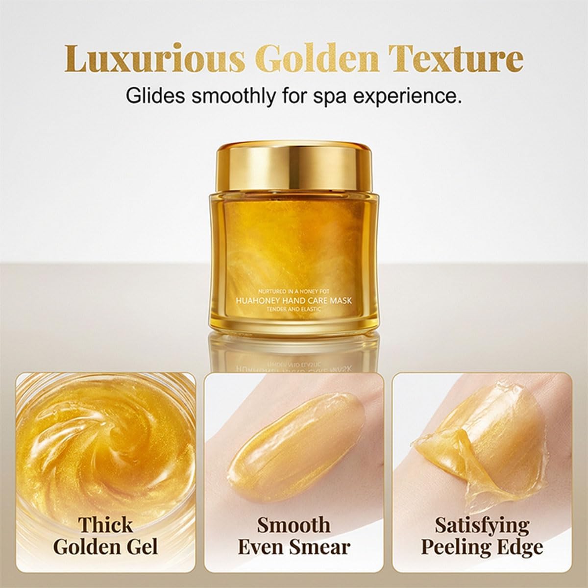 Moisturizing Nourishing Honey Hand Mask, The Honey Peel Mask, Honey Peeling Mask, Moisturizing Hydrating Hand Masks, Hand Film Hands Care Soft, Moisturizings Hydrating For All Skin Types (1PC)