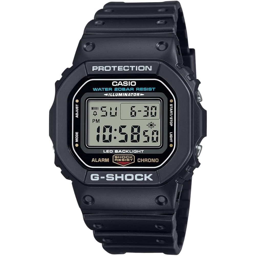 Casio G-Shock Shock Resistant Dw5600Ue-1V Men'S Water Resistant Black Resin Sport Watch