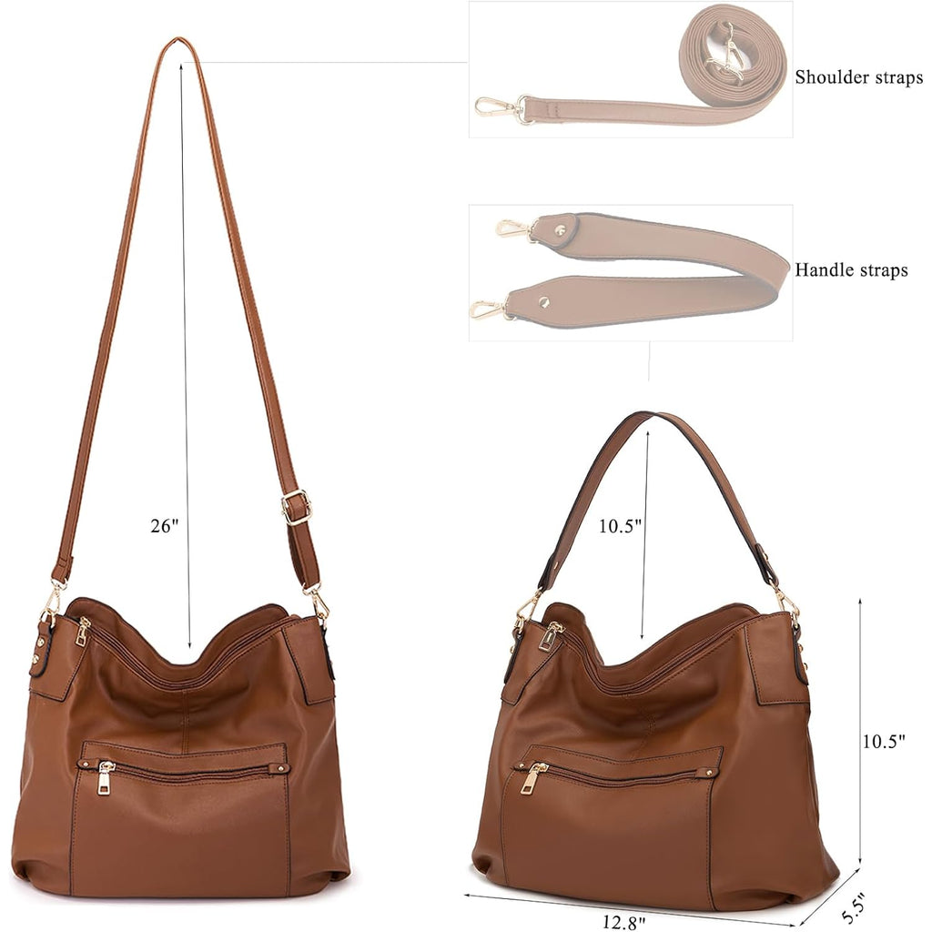 Large Crossbody Bags Ladies Shoulder Handbags Purse And Wallet Set For Women Totes Hobo Purses
