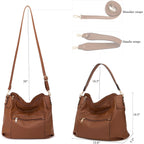 Large Crossbody Bags Ladies Shoulder Handbags Purse And Wallet Set For Women Totes Hobo Purses