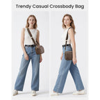 MEXS Small Crossbody Bags for Women, Mini Casual Cross Body Bag Travel Purse, Adjustable Strap Shoulder Handbags Wallet