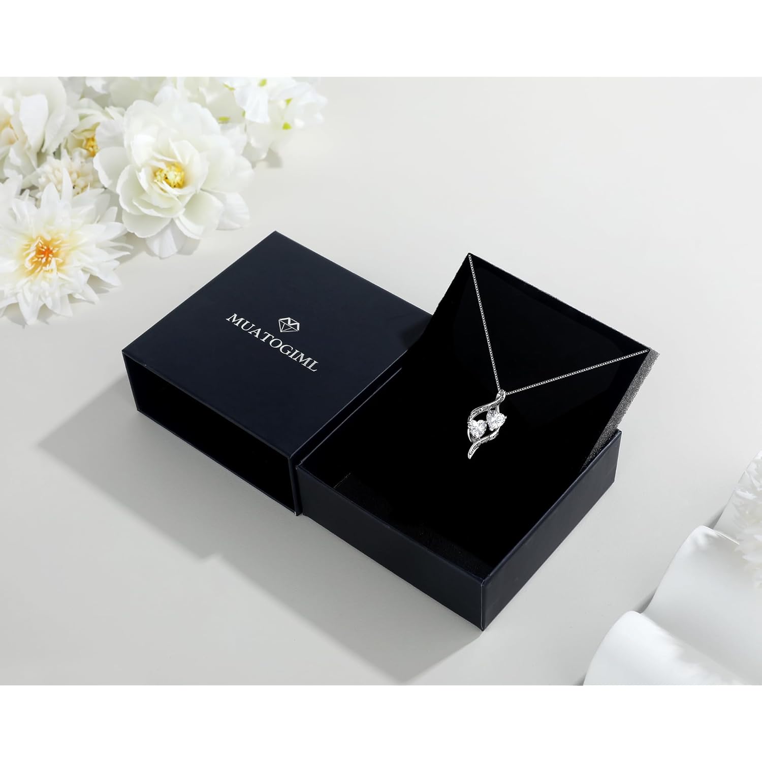 Mothers Birthday Gifts 925 Sterling Silver Always My Mother Forever My Friend Mother Son Love Heart Pendant Necklace,Mom Daughter Jewelry Gifts