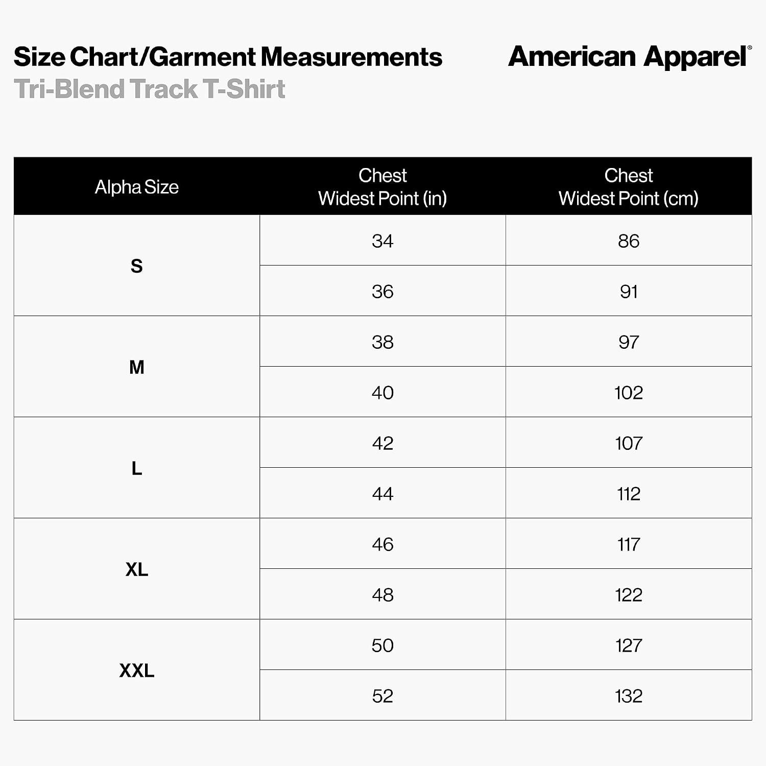 American Apparel Men'S Tri-Blend Track T-Shirt 2-Pack