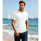 3 Pack Mens Cotton T Shirts Short Sleeve Crewneck Shirts For Men Pocket Tshirts Casual Lightweight Summer Basic Tees