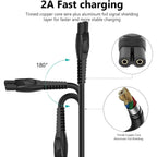 5V Fast Charger Fit for Philips Norelco One Blade 360 QP2724 QP2834, Wet&Dry Series 2000 2400, QP4631 QP6542 QP6552 QP4530 QP1924 QP1324 MG7910 MG5910 MG9510 MG3919 MG9525 for Phillips Shaver