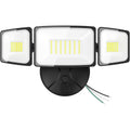 Onforu 75W Flood Lights Outdoor, 7000Lm Brightness Security Lights Switch Controlled, 3 Adjustable Heads, Ip65 Waterproof, 6500K Wall Mount Exterior Led Flood Light