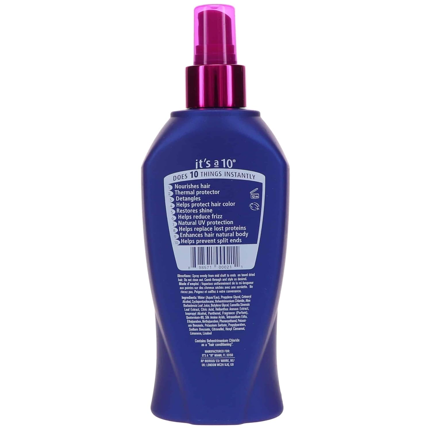 It's A 10 Miracle Leave-In Product 10 Oz - 2 Pack