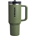 STANLEY Quencher ProTour Flip Straw Tumbler with Leakproof Lid 40 oz | Built-In Straw and Handle | Cup Holder Compatible for Travel | Insulated Stainless Steel Cup | BPA-Free | Dried Pine VRT